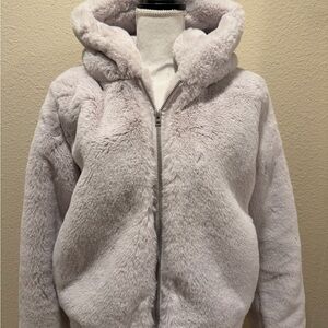 GAP Women's Plush Hooded Jacket